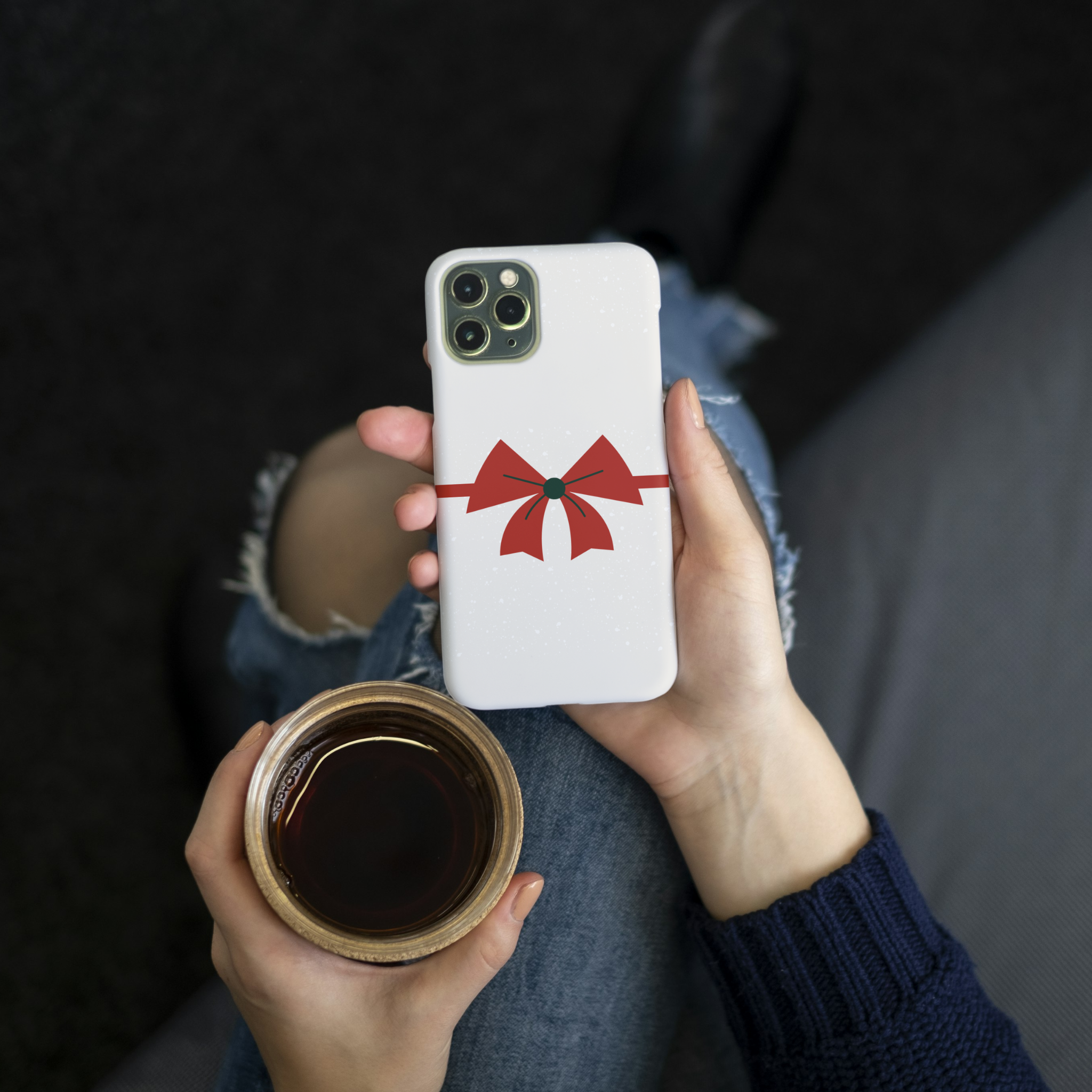 Tied with Cheer iPhone Case